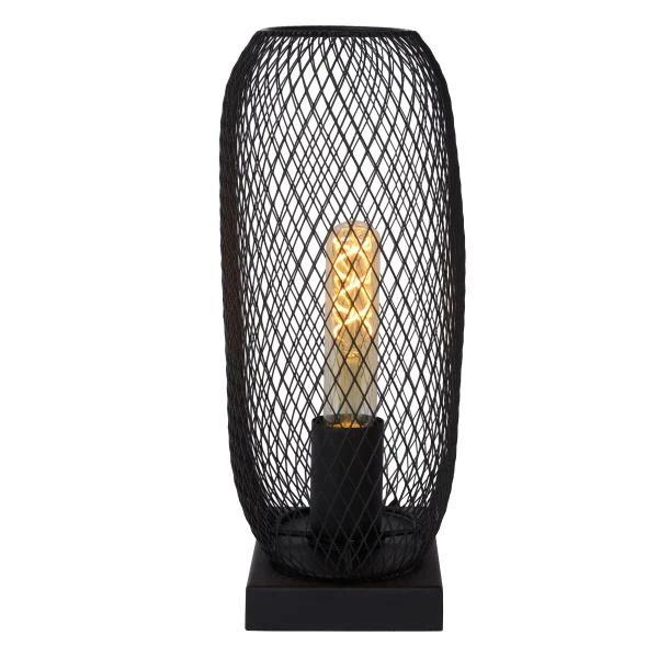 Lucide MESH - Table lamp - 1xE27 - Black - detail 1